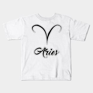 Aries Zodiac Design Kids T-Shirt